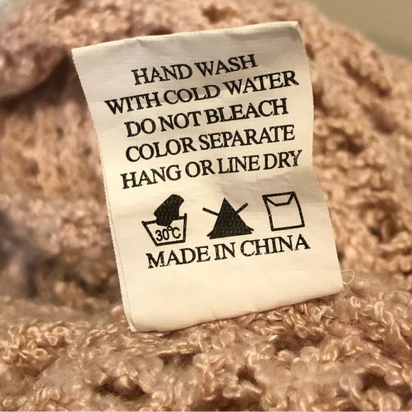 DREAMER Pink Open Knit Lace Up Sleeves With Bows Sz Small - Picture 9 of 12